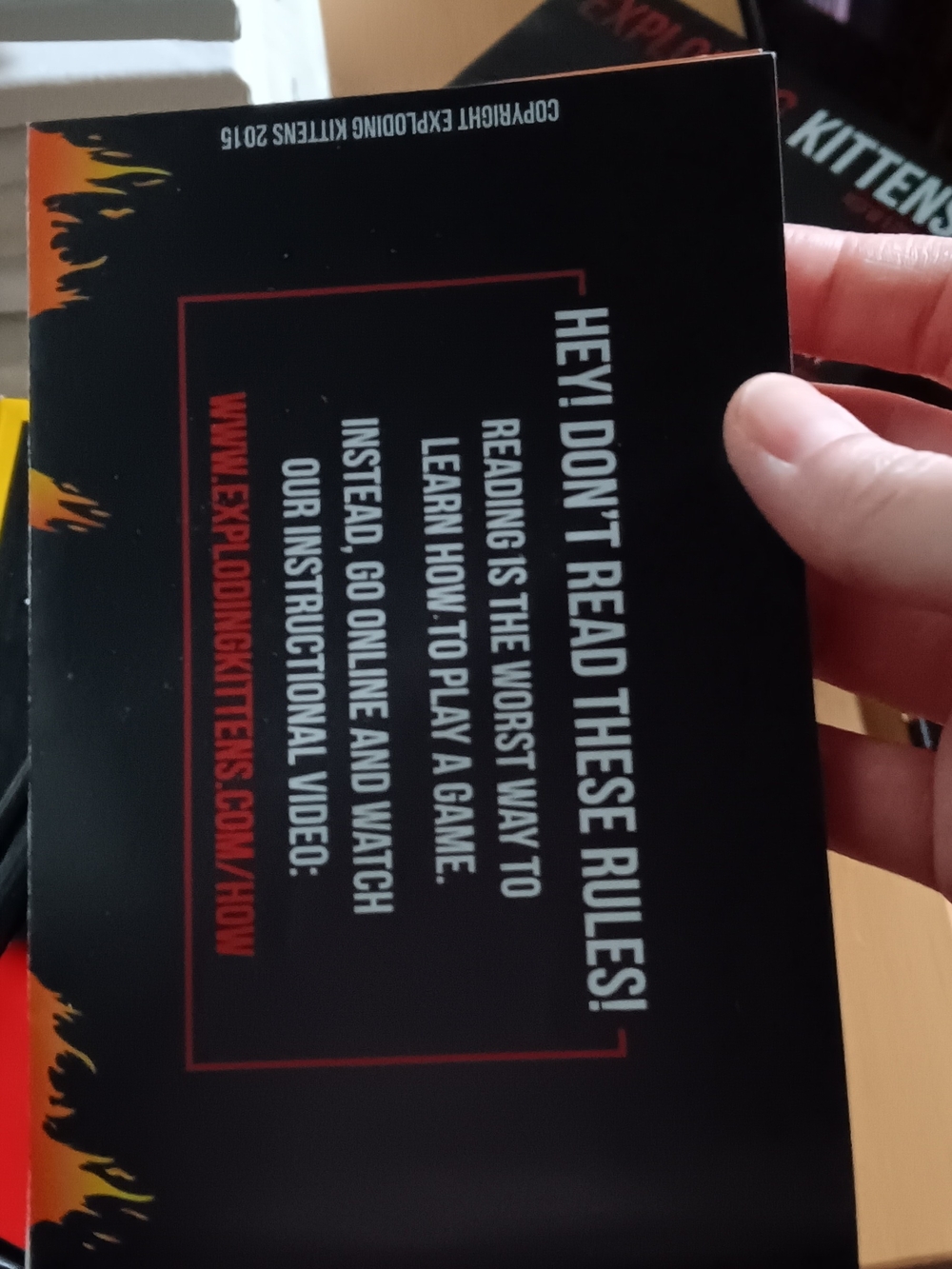 Exploding Kittens NSFW Edition Card Game - Black & Red - Picture 2 of 3
